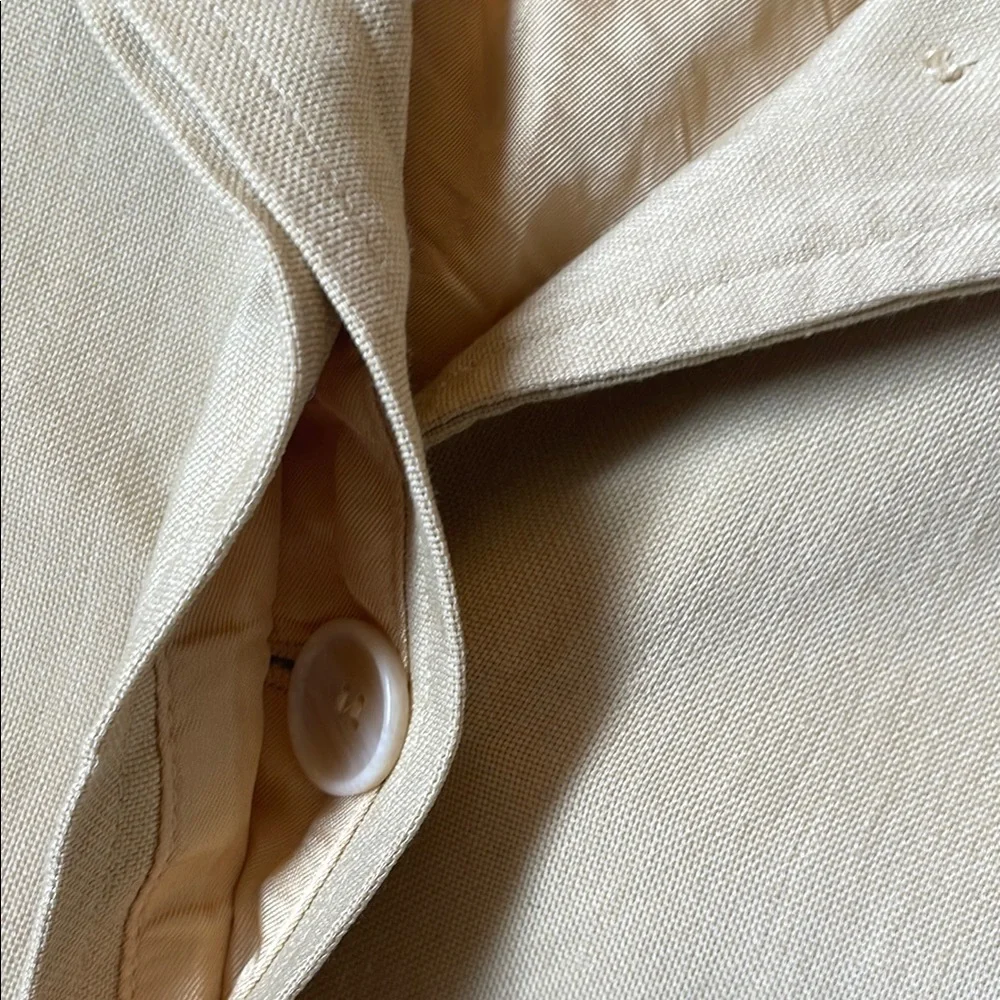 Zara Linen Blend Yellow Jacket - Picture 8 of 11